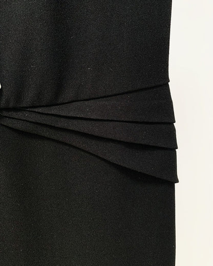 Crystal Detail Jumpsuit Black