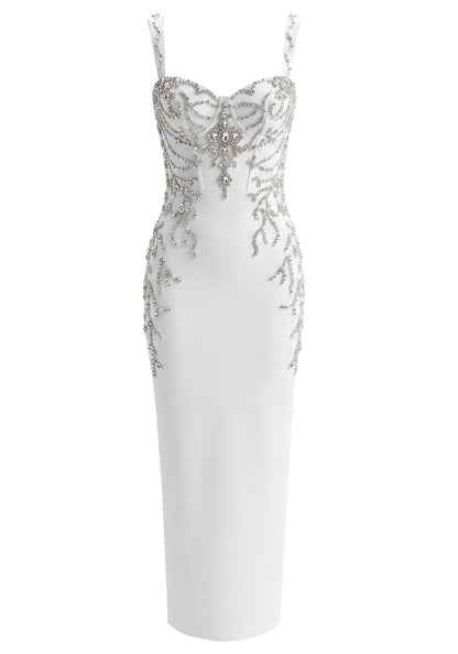Crystal Embellished Maxi Dress HV3163