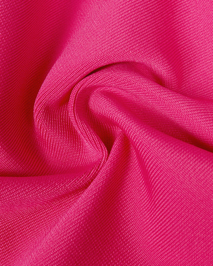 Strapless Crystal Bustier Two Piece Jumpsuit Hot Pink HV9772