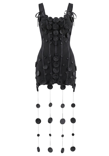 String Detail Structured Dress HV3097