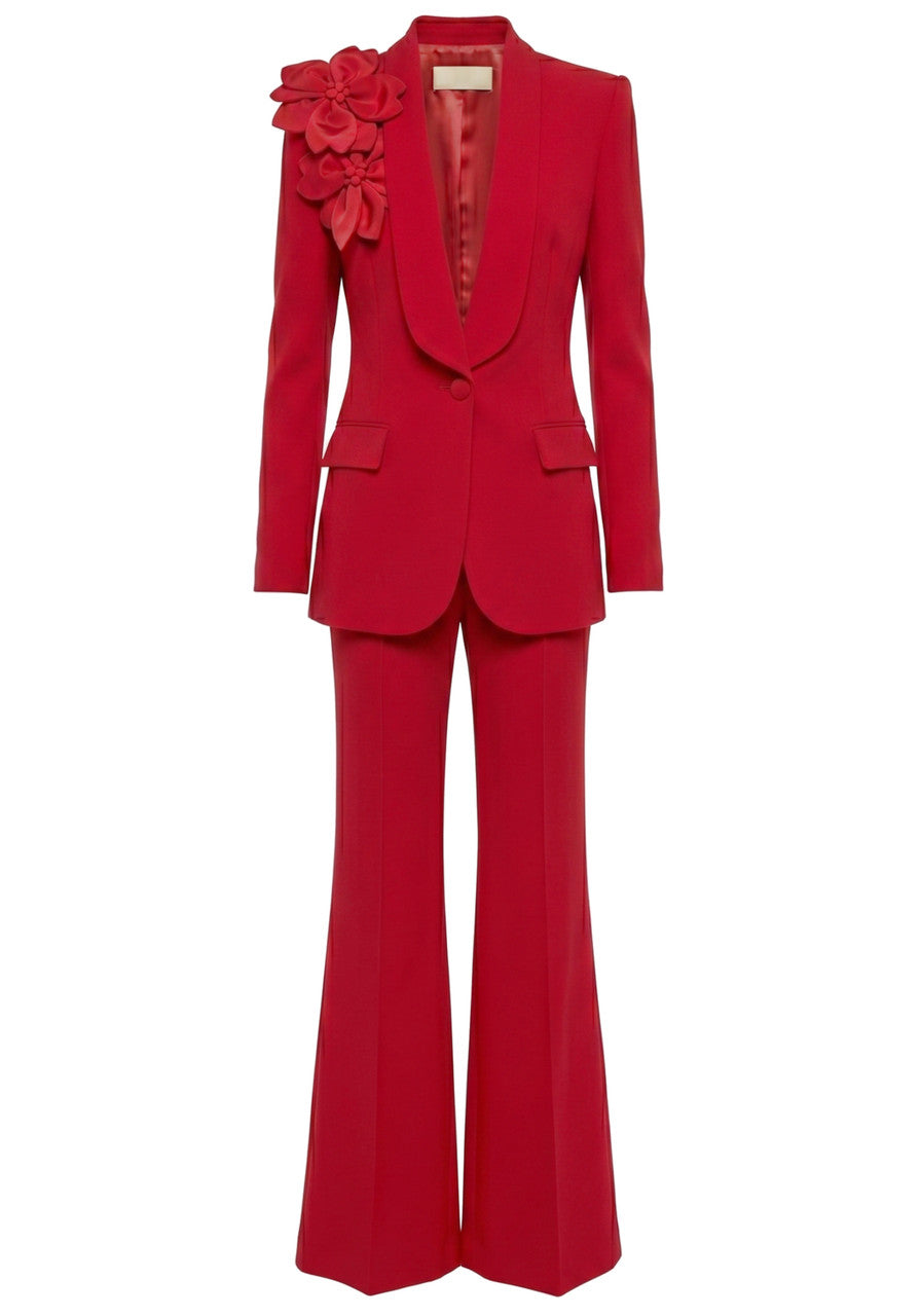 Long Sleeve Floral Detail Suit HV3057