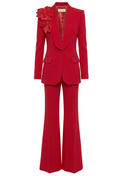 Long Sleeve Floral Detail Suit HV3057