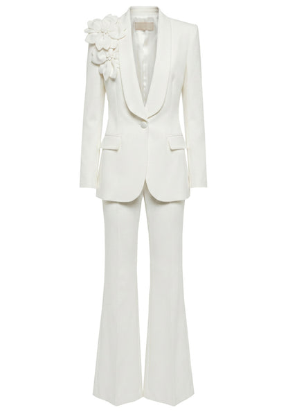 Long Sleeve Floral Detail Suit HV3057