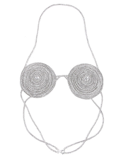 Halter Crystal Bra