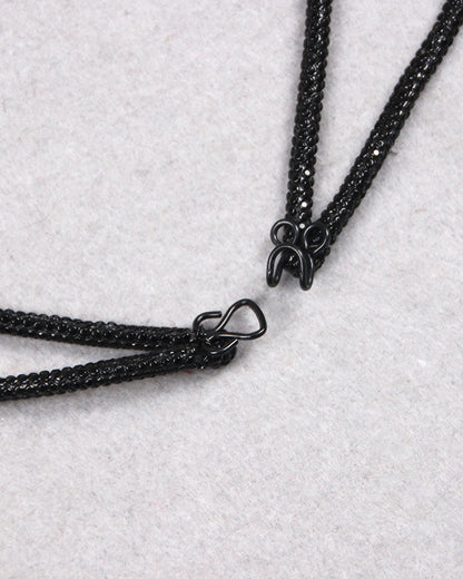 Halter Crystal Bra