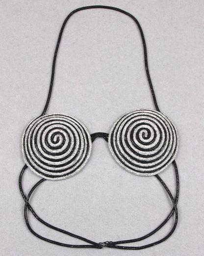 Halter Crystal Bra