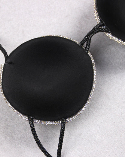 Halter Crystal Bra