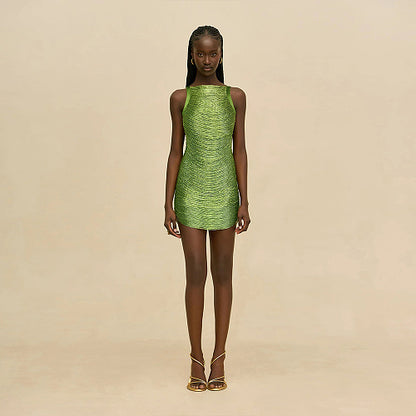 Tassel Detail Dress Green HV2993