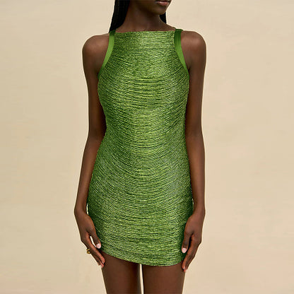 Tassel Detail Dress Green HV2993