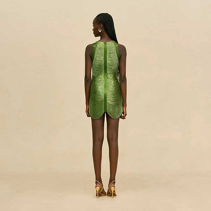 Tassel Detail Dress Green HV2993