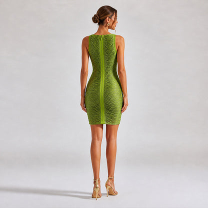 Tassel Detail Dress Green HV2993