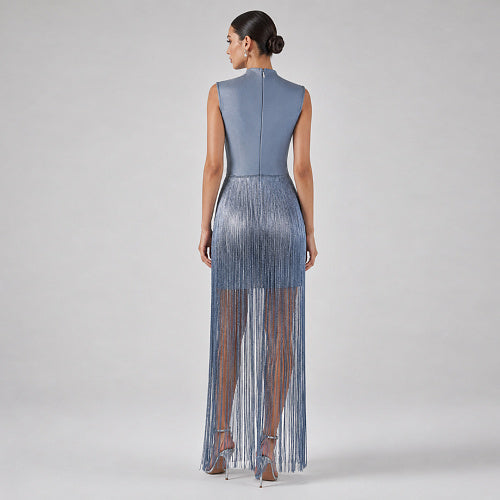 Tassel Detail Maxi Dress Pink HV3018