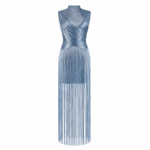 Tassel Detail Maxi Dress Pink HV3018