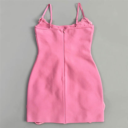 Floral Structured Dress Pink HV3026