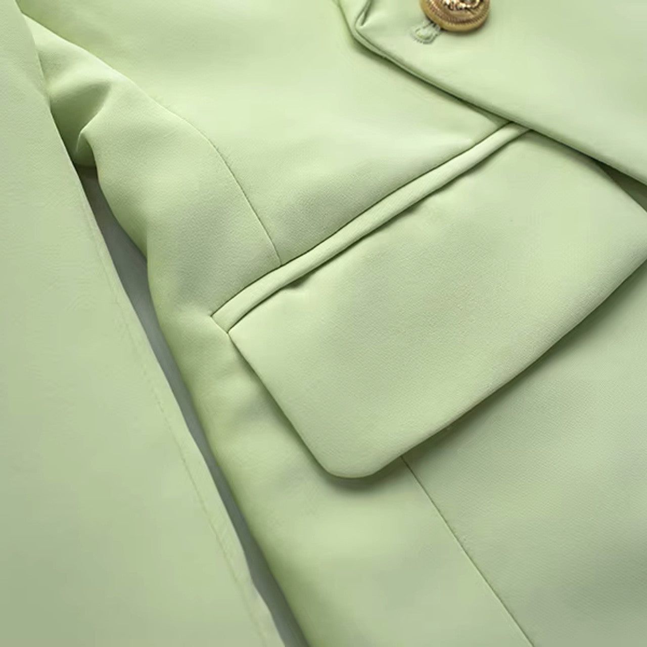 Long Sleeve Blazer Lime Green