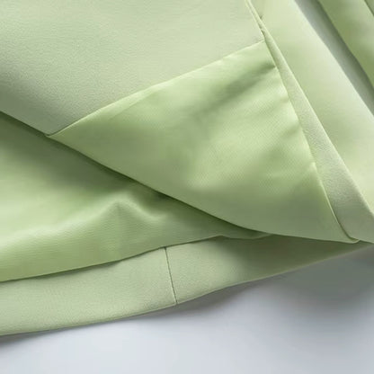 Long Sleeve Blazer Lime Green