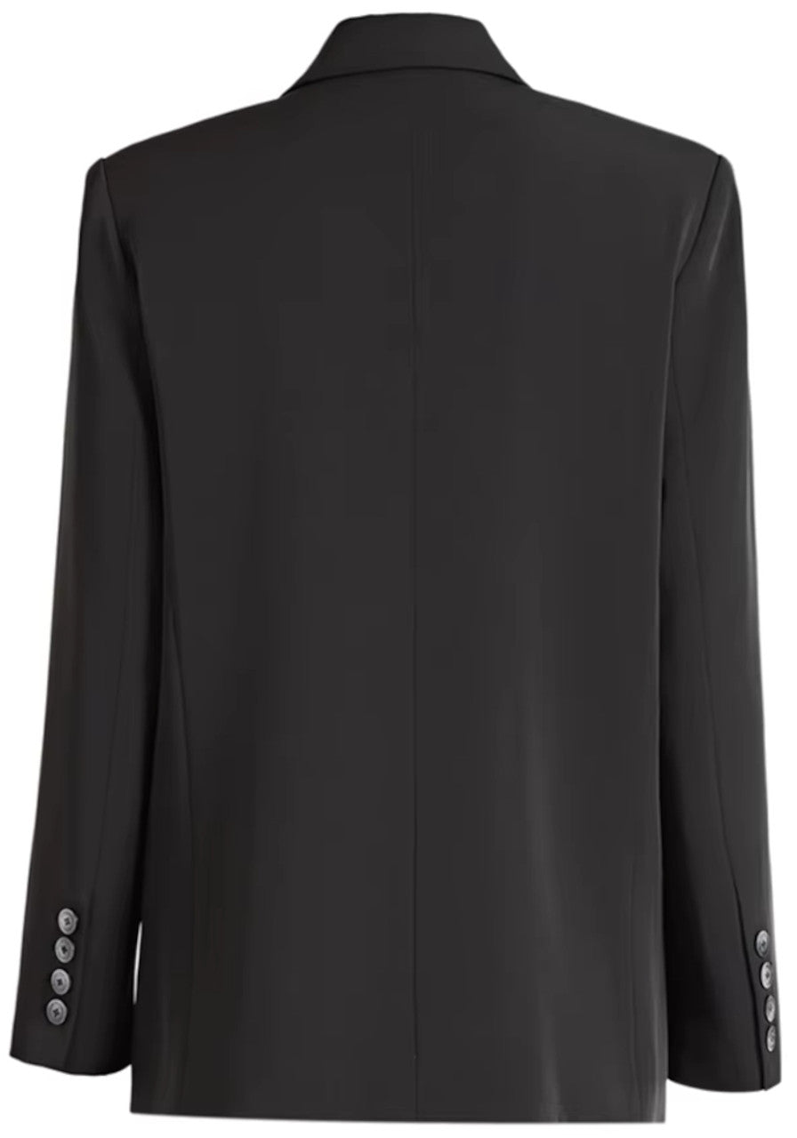 Long Sleeve Embellished Detail Suit Black