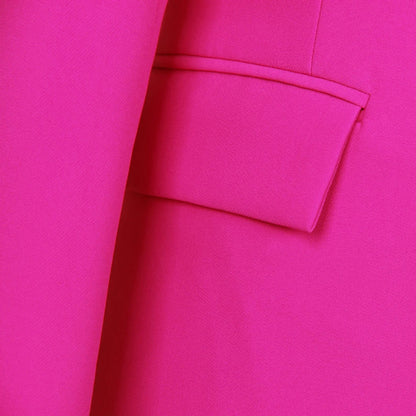 Long Sleeve Suit Hot Pink