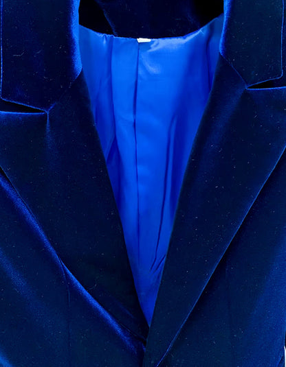 Long Sleeve Velvet Suit