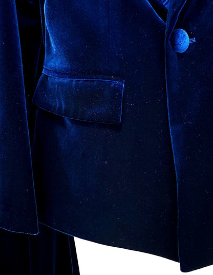 Long Sleeve Velvet Suit