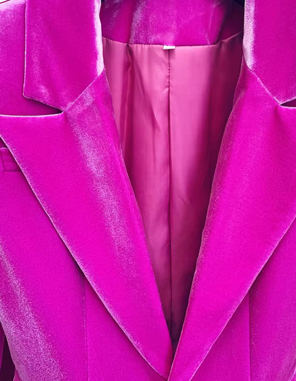 Long Sleeve Velvet Suit