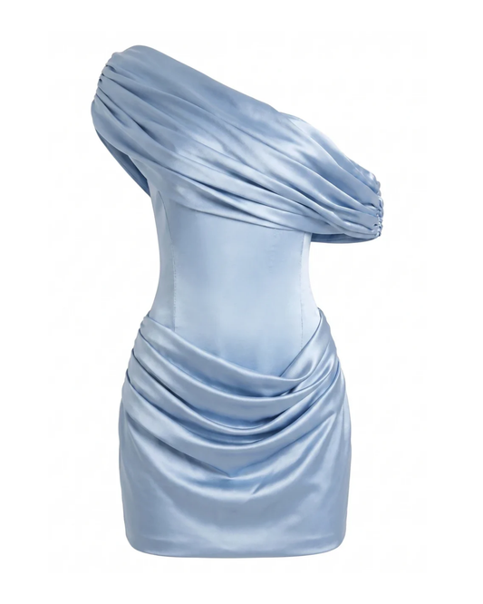 Draped Bardot Corset Dress HV3206