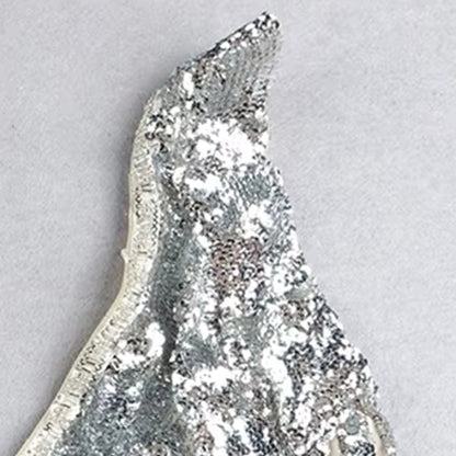 Sequin Maxi Dress Silver