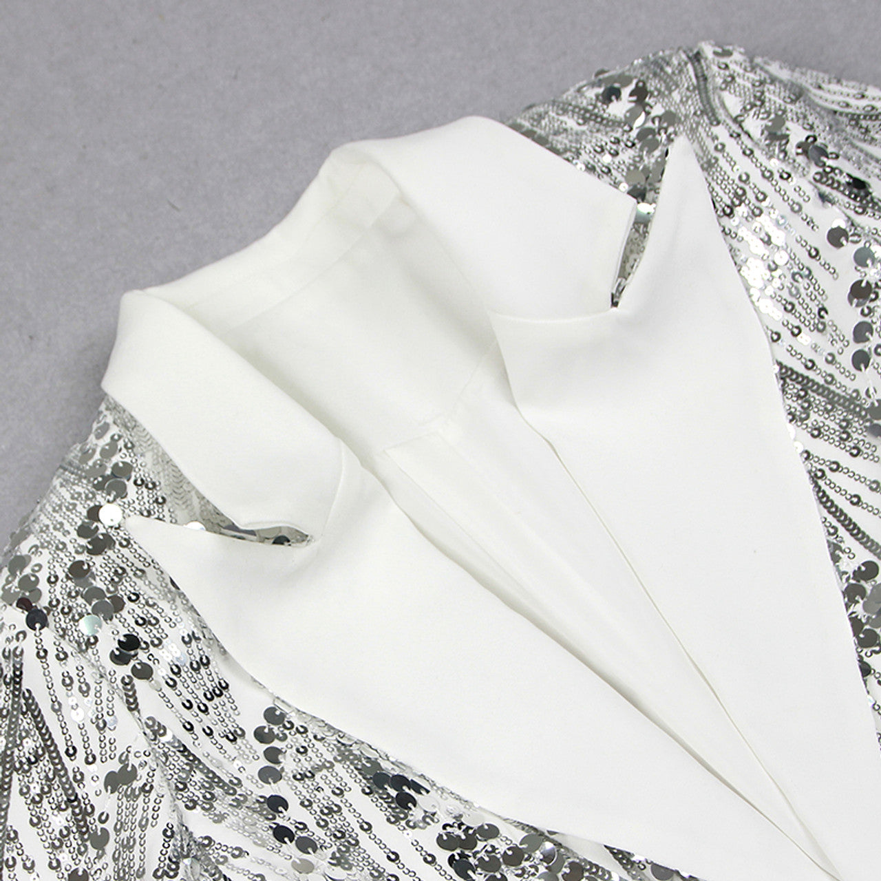 Sequin Suit White HV1088