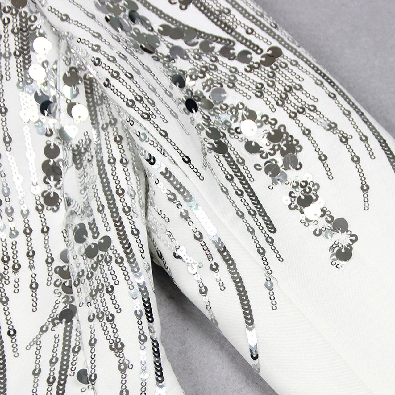 Sequin Suit White HV1088