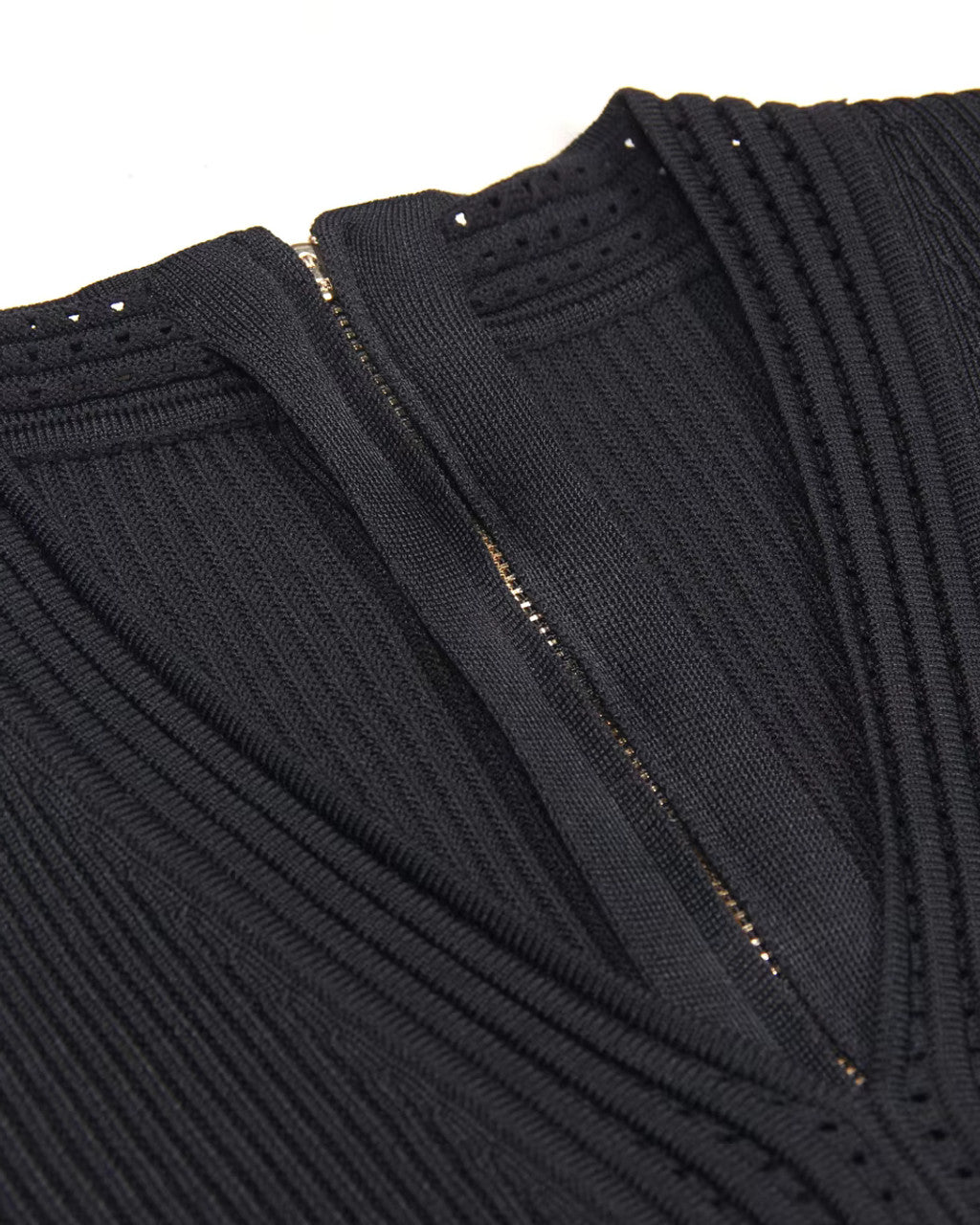 Short Sleeve Fluted Knitted Dress