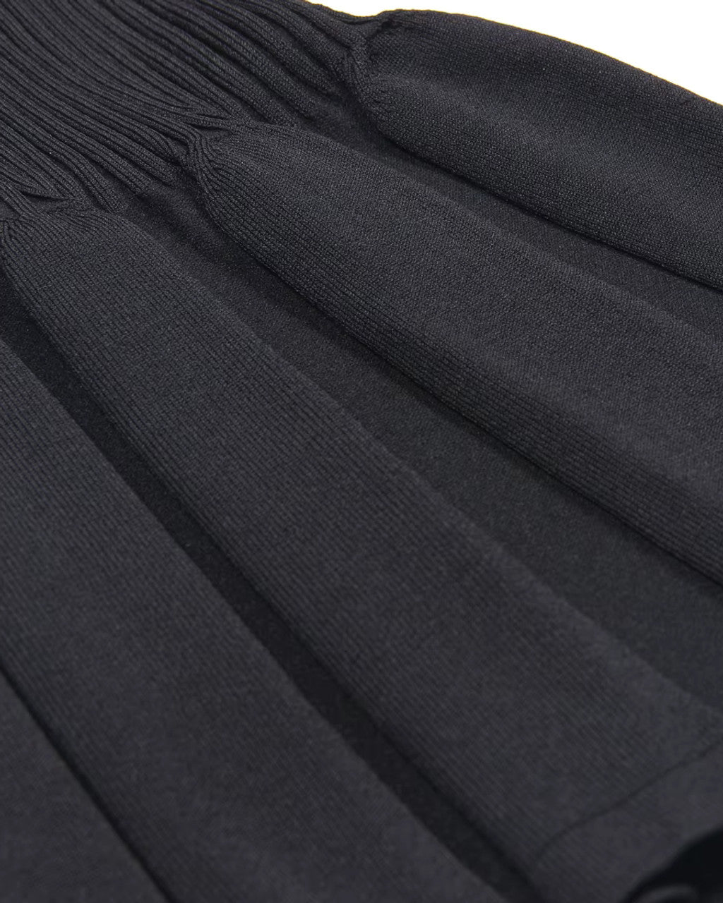Short Sleeve A Line Knitted Dress