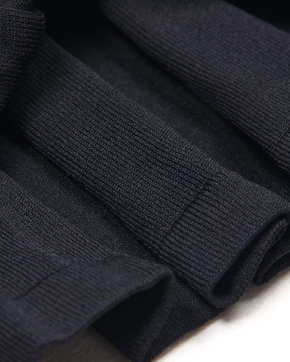 Short Sleeve A Line Knitted Dress