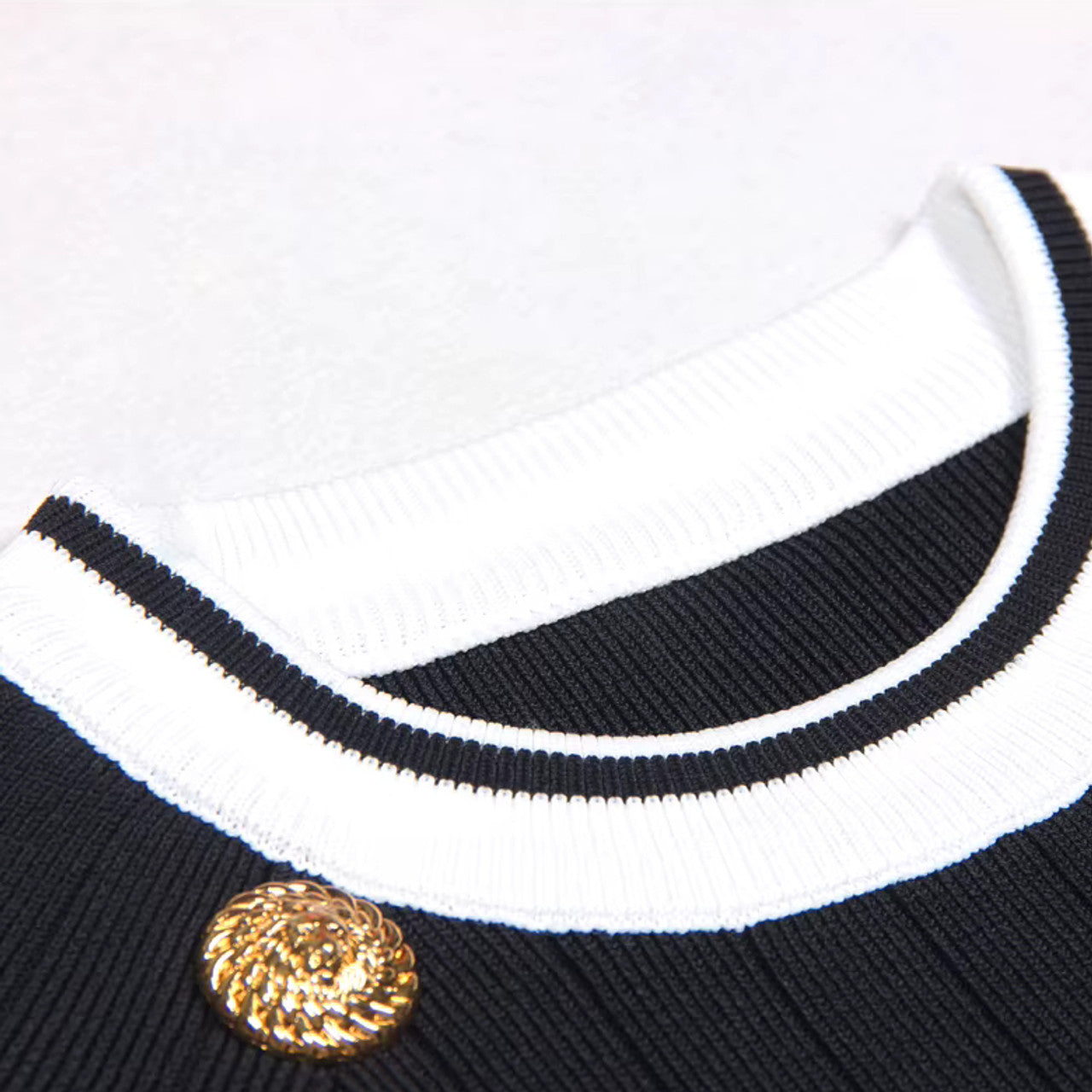 Short Sleeve Knitted Dress