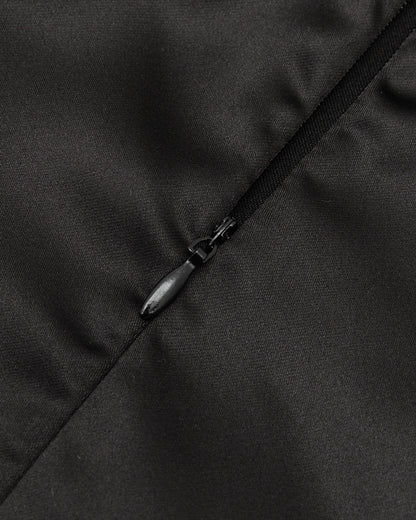 Strapless Bow Detail Dress Black