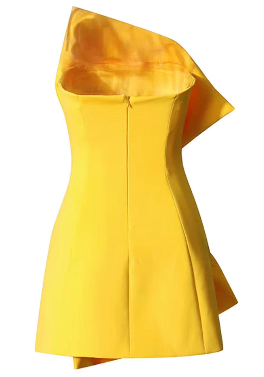 Strapless Bow Detail Dress