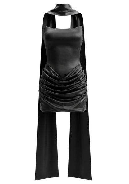 Strapless Draped Corset Dress HV3155