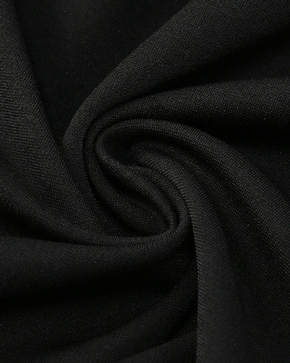 Strapless Floral Bustier Maxi Dress Black Silver HV2037