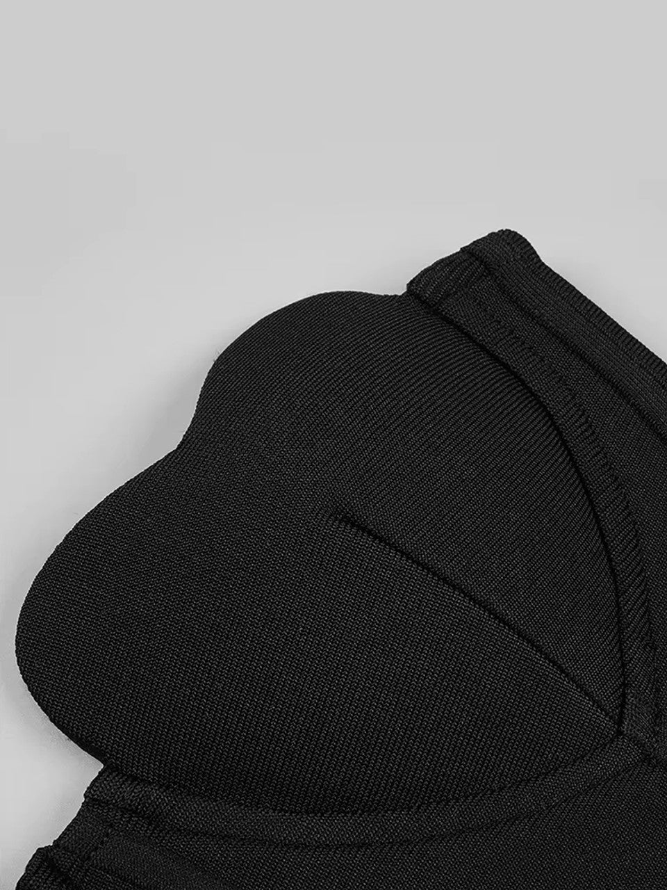 Strapless Heart Top Black