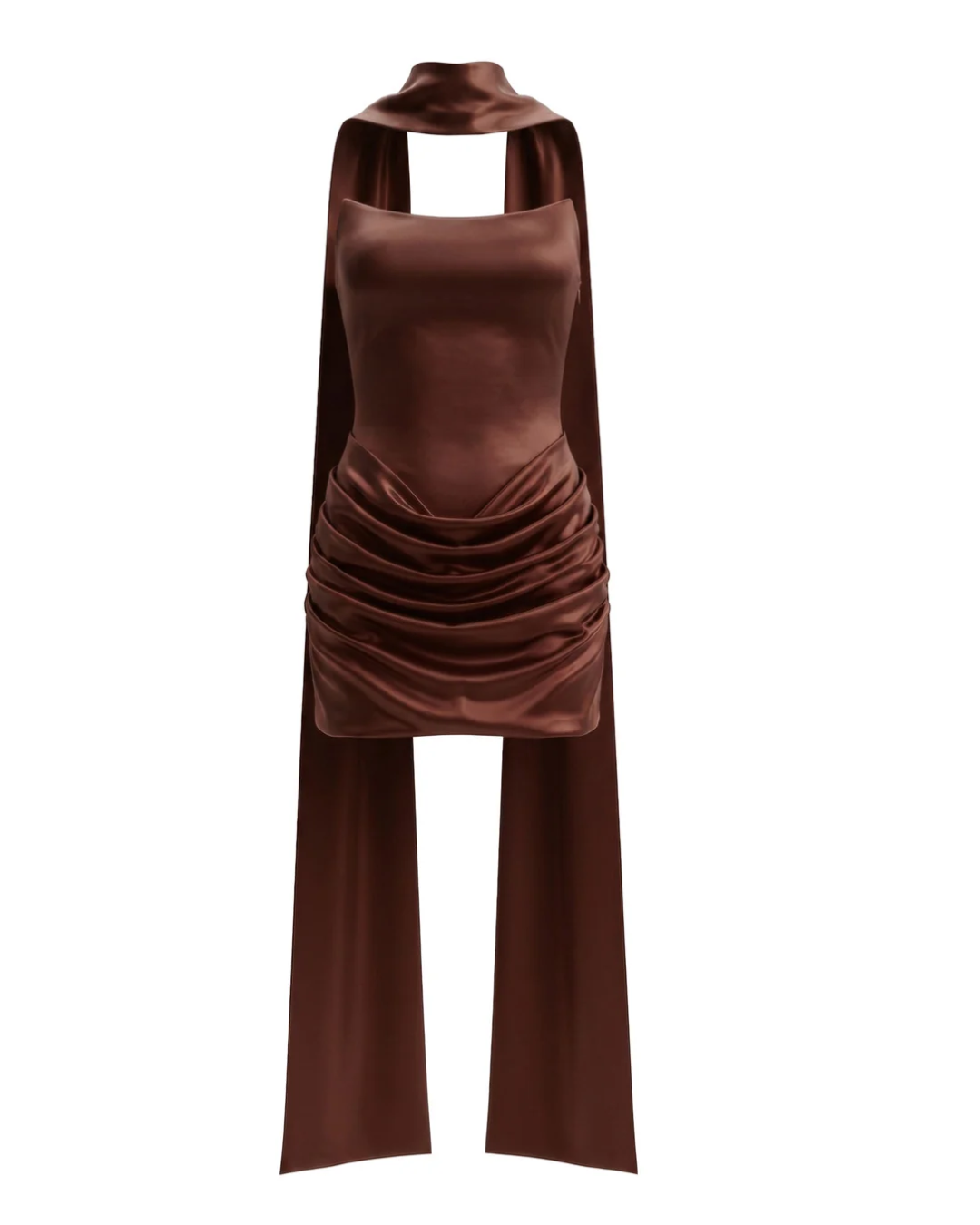 Strapless Draped Corset Dress HV3155