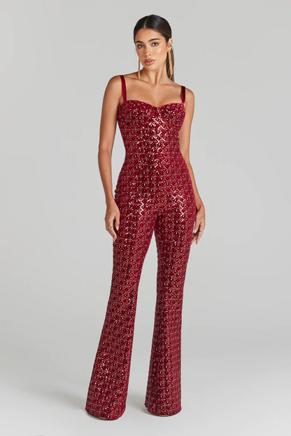 Sequin Jumpsuit  HV9504