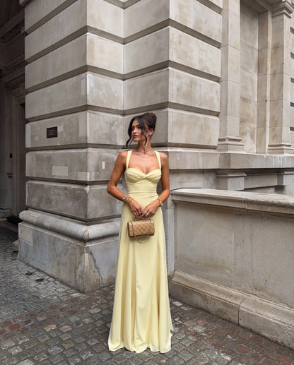 Bustier A Line Corset Maxi Dress HV3188
