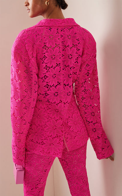 Floral Crochet Suit HV2890