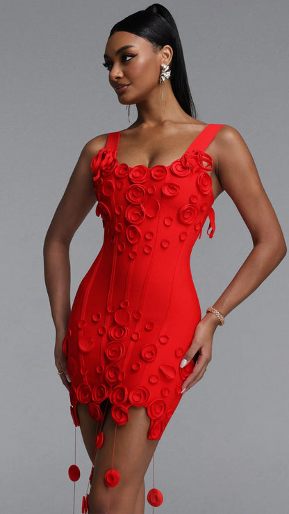 String Detail Structured Dress HV3097