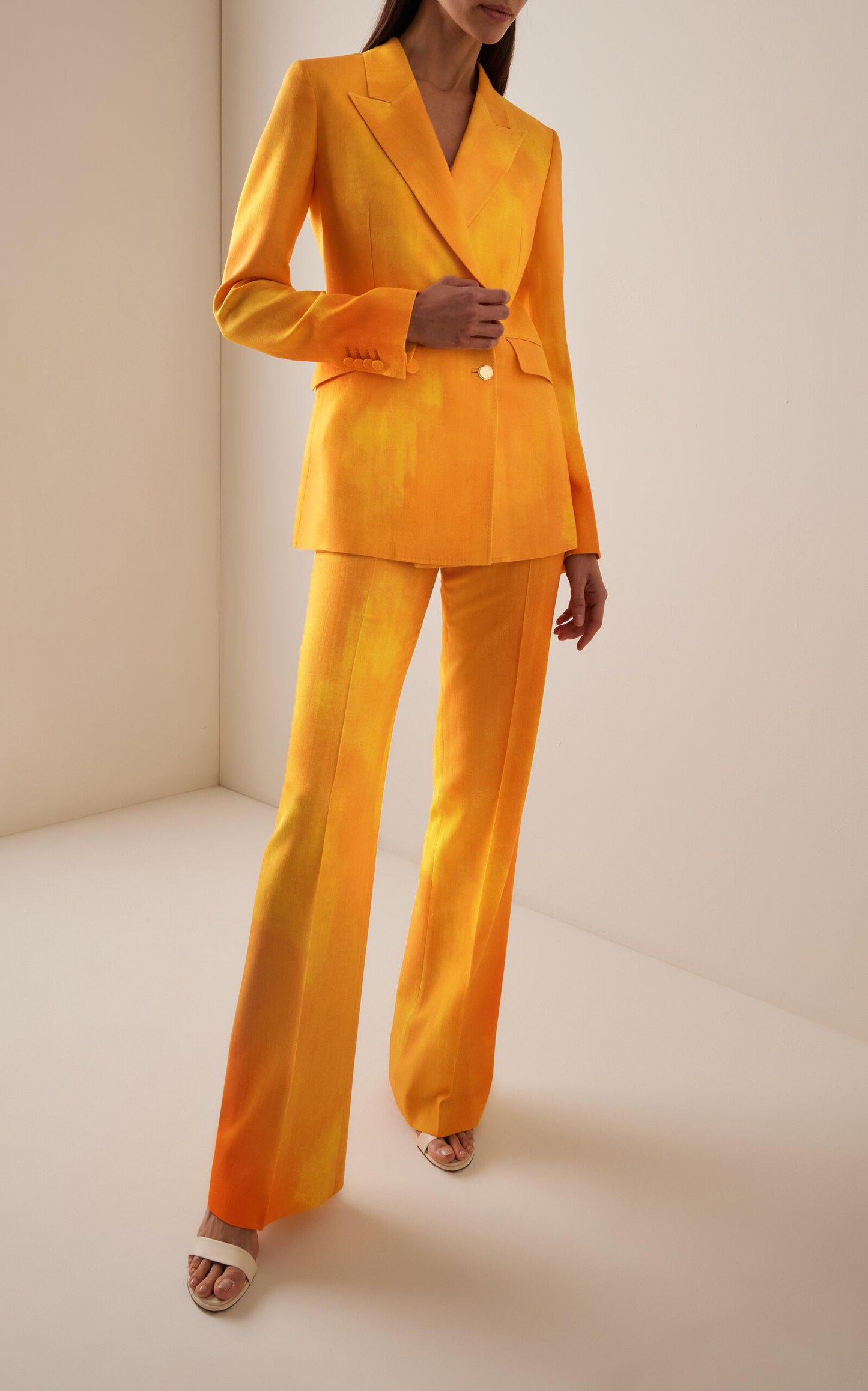 Long Sleeve Suit Orange HV2803