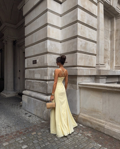 Bustier A Line Corset Maxi Dress HV3188