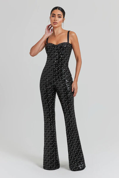 Sequin Jumpsuit  HV9504