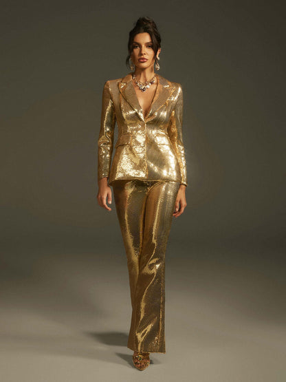 Sequined Suit Gold HV2856