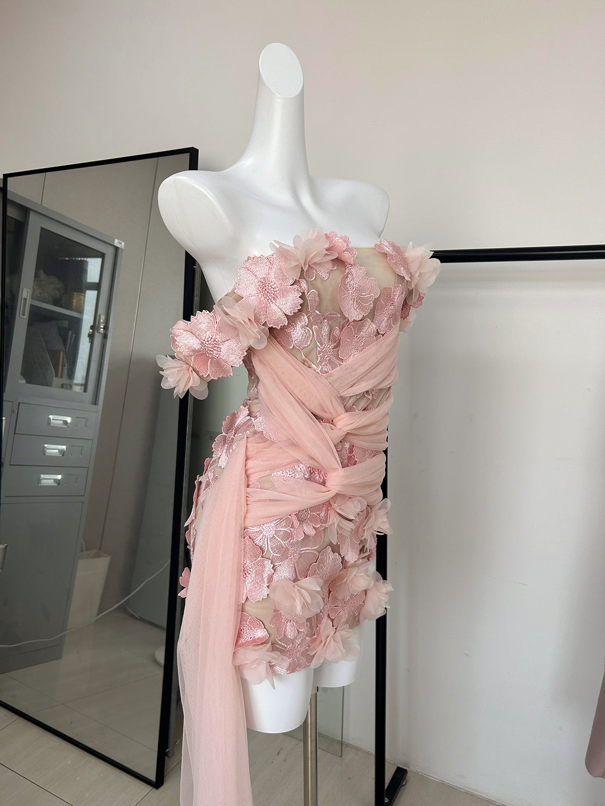 Floral Bardot Dress HV11436
