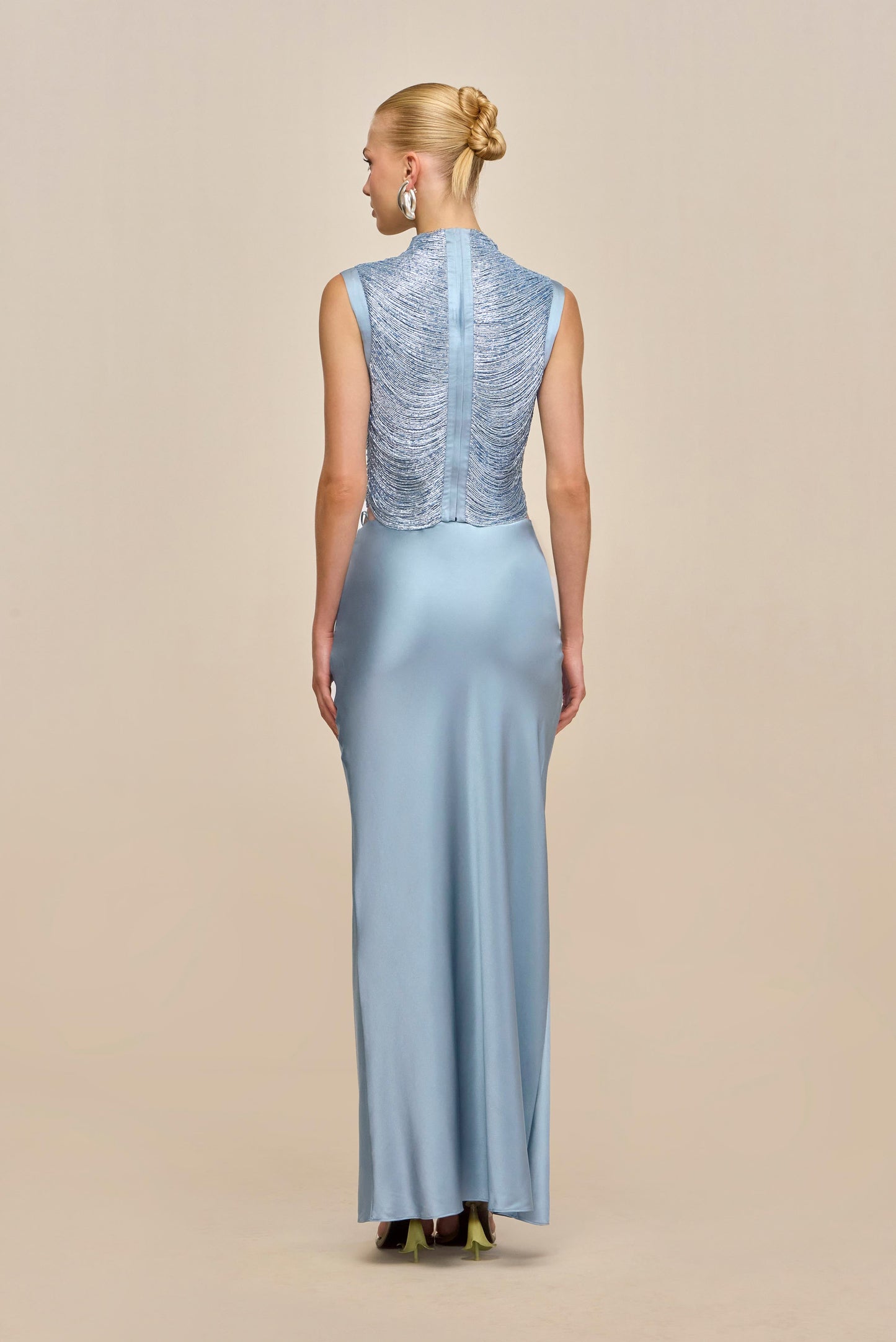 Tassel Detail Two Piece Maxi Dress HV2743