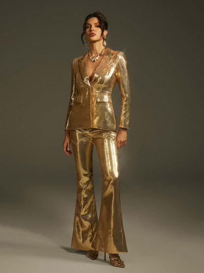 Sequined Suit Gold HV2856